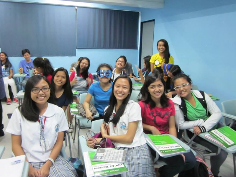 upcat review naga lovely students