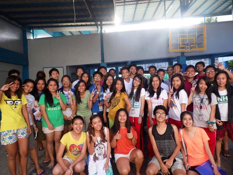 upcat review legazpi students having fun