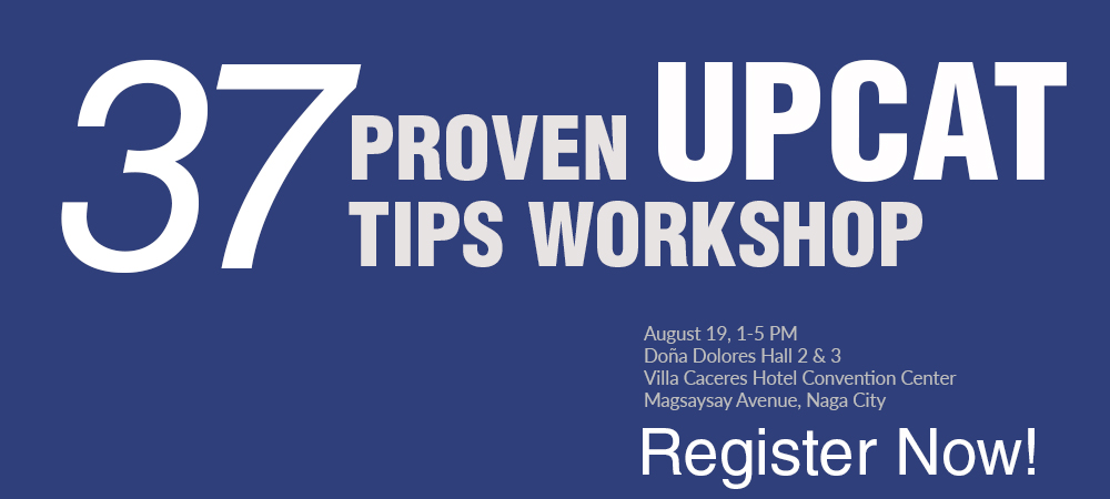 37 upcat tips workshop review masters bicol